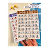 OverDuck Türkçe Harf & Sayı Sticker Seti – 2 Sayfa 84 Adet Bullet Journal & Scrapbook Alfabe Etiket