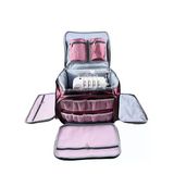 Overlok Ev Tipi Dikiş Makine Çantası | Overlok Çanta Hurcu | Profesyonel Dikiş Makinesi Çantası | Pembe