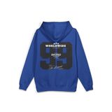 OverOz 99 Sırt Baskılı Kapüşonlu Yarı Oversize Sweatshirt, S, H1408, Sax Mavi, üniseks-yetişkin