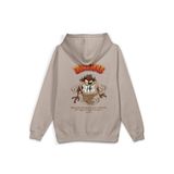 OverOz Canavar Sırt Baskılı Kapüşonlu Yarı Oversize Sweatshirt Taş Rengi Hoodie, M, H1392, Taş Rengi, üniseks-yetişkin