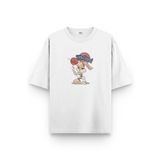 Overoz Looney Tunes Lola Bunny Basketbol Baskılı Yarı Oversize T-shirt 1168, 2XL