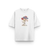 Overoz Looney Tunes Lola Bunny Basketbol Baskılı Yarı Oversize T-shirt 1168, S