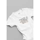 OverOz Mükemmel Teyze Baskılı Çıtçıtlı Kısa Kollu Bebek Body Zıbın Tulum Badi 5932 18-24 Ay, 18-24 AY, Mükemmel Teyze Baskılı Bebek Body, Beyaz, Üniseks