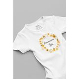 Overoz Organik %100 Pamuk Anneannesinin Balı Baskılı Bebek Body Çıtçıtlı Badi Zıbın Tulum 5161