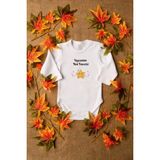 Overoz Organik %100 Pamuk Teyzesinin Favorisi Uzun Kollu Çıtçıtlı Bebek Body Unisex 5618 - Beyaz - Yenidoğan