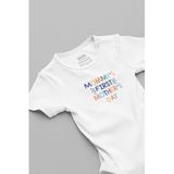 Overoz Organik%100 Pamuk Anneler Günü Mother's Day Baskılı Bebek Body Çıtçıtlı Zıbın Tulum 5215-anne, 9-12 Ay
