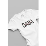 Overoz Organik%100 Pamuk Baba Seni Seviyorum Baskılı Çıtçıtlı Bebek Body Badi Zıbın Tulum 5638, 3-6 AY