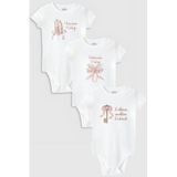 Overoz Organik%100 Pamuk Babasının Meleği 3'lü Bebek Body Set Badi Çıtçıtlı Zıbın Üçlü 5818-5819-5820, 6-9 AY
