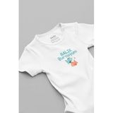 Overoz Organik%100 Pamuk Balık Burcuyum Baskılı Bebek Body Çıtçıtlı Badi Zıbın Tulum 5897, 24-36 Ay