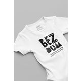 Overoz Organik%100 Pamuk Bezdum Desenli Kısa Kollu Çıtçıtlı Bebek Body Badi Zıbın Tulum 5599, 18-24 AY