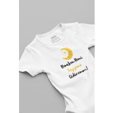 Overoz Organik%100 Pamuk Bırakın Beni Teyzeme Gidicem Kısa Kollu Çıtçıtlı Bebek Body Badi Zıbın Tulum 5586, 9-12 Ay
