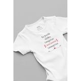 Overoz Organik%100 Pamuk Bu Güzellik Nerden Anneanne Kısa Kollu Bebek Çıtçıtlı Body Badi Zıbın 5414, 6-9 AY
