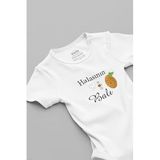 Overoz Organik%100 Pamuk Halasının Balı Baskılı Kısa Kollu Çıtçıtlı Bebek Body Badi Zıbın Tulum 5584, 24-36 Ay