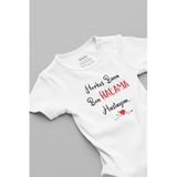 Overoz Organik%100 Pamuk Herkes Bana Ben Halama Hastayım Bebek Body Çıtçıtlı Kısa Kollu Badi Zıbın 5165, 12-18 AY