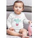 Overoz Organik%100 Pamuk Hug Me Sarıl Bana Baskılı Uzun Kollu Çıtçıtlı Bebek Body Badi Zıbın Tulum 5487, 0-3 AY