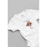 Overoz Organik%100 Pamuk I Am Legend Efsaneyim Yazılı Bebek Body Badi Çıtçıtlı Zıbın 5809, 0-3 AY