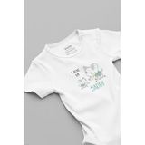 Overoz Organik%100 Pamuk I Love My Daddy Baba Yazılı Bebek Body Badi Çıtçıtlı Zıbın Tulum 5729, 18-24 AY