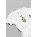 Overoz Organik%100 Pamuk I Love You Dad Baba Baskılı Bebek Body Çıtçıtlı Badi Zıbın Tulum 5678, 0-3 AY