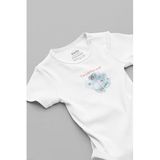 Overoz Organik%100 Pamuk I'm Whaley Loved Balina Baskılı Bebek Body Çıtçıtlı Badi Zıbın Tulum 5887, 3-6 AY