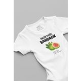 Overoz Organik%100 Pamuk Izmir Incir Değil Bardacık Baskılı Çıtçıtlı Bebek Body Badi Zıbın Tulum 5631, 12-18 AY