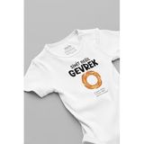 Overoz Organik%100 Pamuk Izmir Simit Değil Gevrek Baskılı Çıtçıtlı Bebek Body Badi Zıbın Tulum 5628, 24-36 Ay