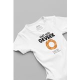 Overoz Organik%100 Pamuk Izmir Simit Değil Gevrek Baskılı Çıtçıtlı Bebek Body Badi Zıbın Tulum 5628, 6-9 AY