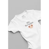 Overoz Organik%100 Pamuk Koç Burcuyum Baskılı Bebek Body Çıtçıtlı Badi Zıbın Tulum 5891, 0-3 AY