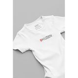 Overoz Organik%100 Pamuk Kuzen Baskılı Bebek Body Beyaz Badi Çıtçıtlı Zıbın 5828, 9-12 Ay