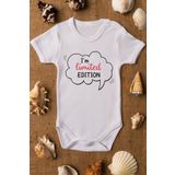 Overoz Organik%100 Pamuk Limited Edition Baskılı Beyaz Bebek Body Badi Çıtçıtlı Zıbın 5016, 12-18 AY