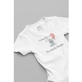 Overoz Organik%100 Pamuk Selam Buralarda Yeniyim Yazılı Bebek Body Badi Çıtçıtlı Zıbın Tulum 5731, 18-24 AY
