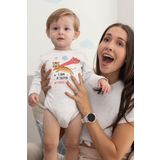 Overoz Organik%100 Pamuk Super Hero Kahraman Baskılı Uzun Kollu Bebek Çıtçıtlı Body Badi Zıbın Tulum 5378, 6-9 AY