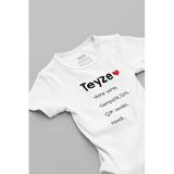 Overoz Organik%100 Pamuk Teyze Anne Yarısı Baskılı Bebek Body Badi Çıtçıtlı Zıbın Tulum 5058, 12-18 AY