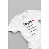 Overoz Organik%100 Pamuk Teyze Anne Yarısı Baskılı Bebek Body Badi Çıtçıtlı Zıbın Tulum 5058, 18-24 AY