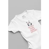 Overoz Organik%100 Pamuk Teyzem Varsa Herşey Mümkün Baskılı Çıtçıtlı Bebek Body Badi Zıbın Tulum 5689, 12-18 AY