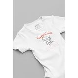 Overoz Organik%100 Pamuk Teyzesinin Biricik Aşkı Bebek Body Beyaz Badi Çıtçıtlı Zıbın 5847, 3-6 AY