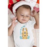 Overoz Organik%100 Pamuk Tiger Kaplan Baskılı Kısa Kollu Bebek Çıtçıtlı Body Badi Zıbın Tulum 5381, 6-9 AY