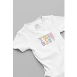 Overoz Organik%100 Pamuk Twin Baby İkiz Bebek Body Beyaz Badi Çıtçıtlı Zıbın 5851, 12-18 AY