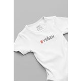 Overoz Organik%100 Pamuk Yeğen Baskılı Bebek Body Beyaz Badi Çıtçıtlı Zıbın 5830, 6-9 AY