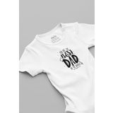 Overoz Organik%100 Pamuk You Are The Best Dad Baba Baskılı Çıtçıtlı Bebek Body Badi Zıbın Tulum 5674, 12-18 AY