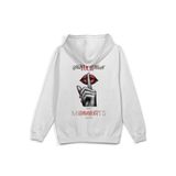 Overoz Shut Your Mouth Sırt Baskılı Kapüşonlu Oversize Sweatshirt Ekru Hoodie H1194, S