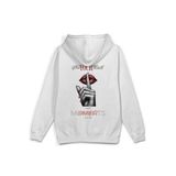 Overoz Shut Your Mouth Sırt Baskılı Kapüşonlu Oversize Sweatshirt Ekru Hoodie H1194, XL