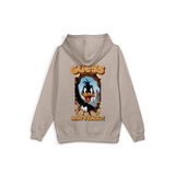 OverOz Who'S Back Sırt Baskılı Kapüşonlu Yarı Oversize Sweatshirt Taş Rengi Hoodie, M, H1393, Taş Rengi, üniseks-yetişkin