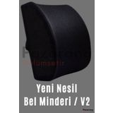 OverPazar Ortopedik Bel Sırt Minderi Araç Koltuk Sandalye Bel Yastığı Bel Ağrısı Yastığı