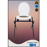 OverPazar Portatif Kamp Tuvaleti Karavan Tuvaleti Piknik Tuvaleti Katlanır Wc 50*45*45 Cm