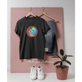 Oversize Alternatif Periyodik Tablolar Spiral Kimya Tasarımlı Unisex T-Shirt - XL - Siyah