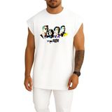 Oversize Arctic Monkeys Art, Jamie Cook Alex Turner Arctic Monkeys Göğüs Tasarımlı Atlet