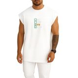 Oversize Beslenmek Uyku Gym Fitness Göğüs Tasarımlı Atlet