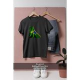 Oversize Brazil Bayrak Brezilya Tasarımlı Unisex T-Shirt - Siyah