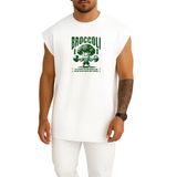 Oversize Brokoli Gym Fitness Yeşillik Göğüs Ve Sırt Tasarımlı Atlet
