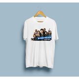 Oversize Brooklyn Nine-Nine Karakterler Unisex T-Shirt - Beyaz
